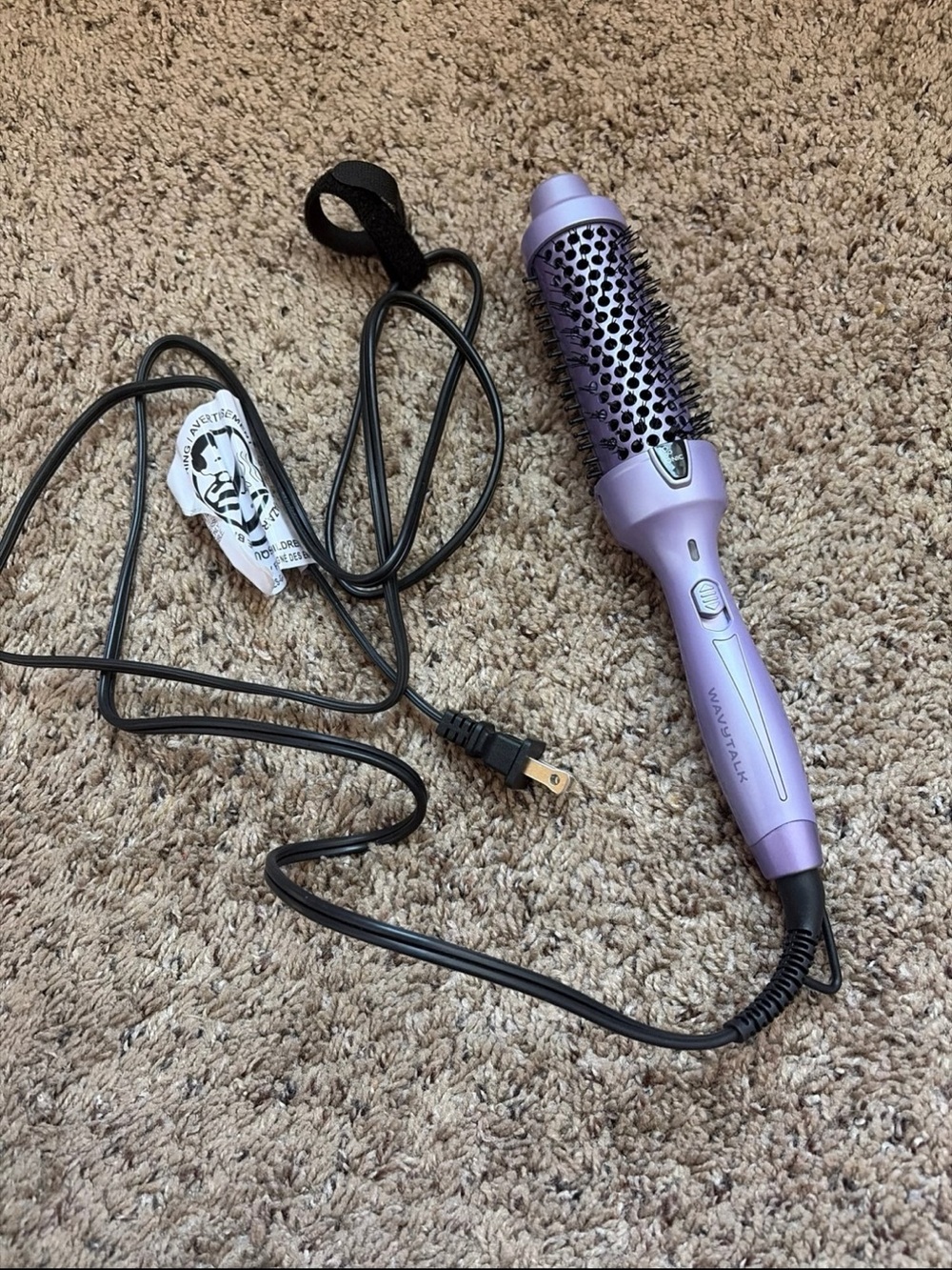 Wavytalk curling brush